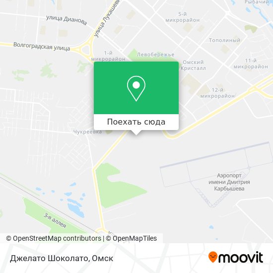 Карта Джелато Шоколато