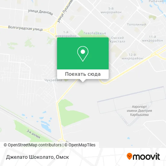 Карта Джелато Шоколато
