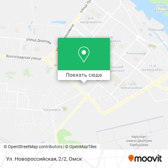 Карта Ул. Новороссийская, 2/2