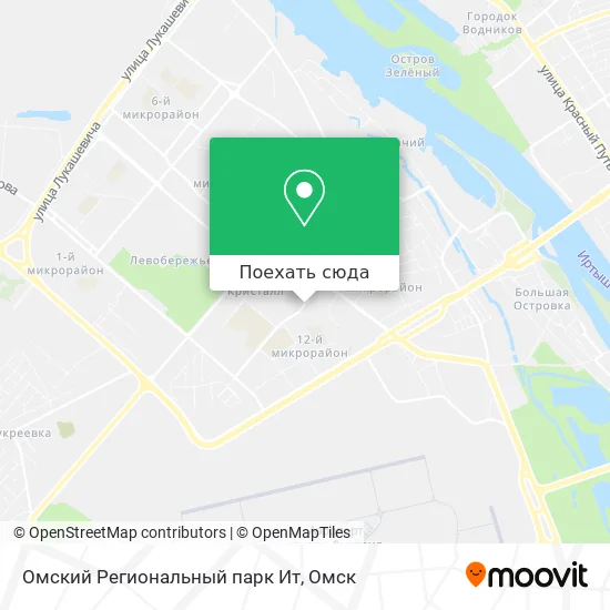 Карта Омский Региональный парк Ит