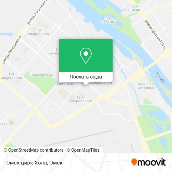 Карта Омск-цирк-Холл