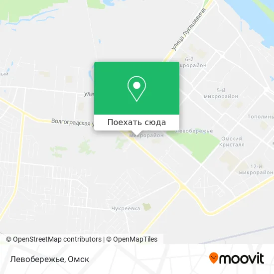 Карта Левобережье