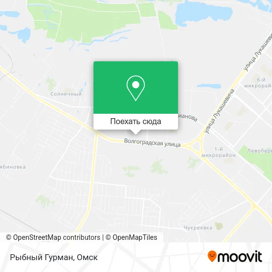 Карта Рыбный Гурман