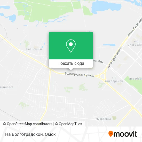 Карта На Волгоградской