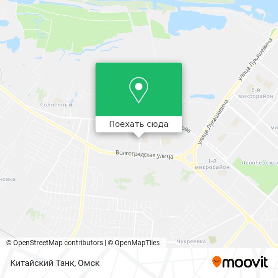 Карта Китайский Танк