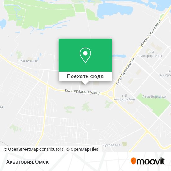 Карта Акватория