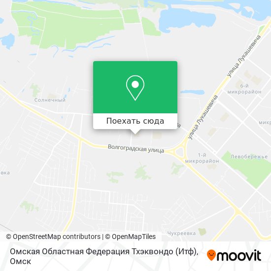 Карта Омская Областная Федерация Тхэквондо (Итф)