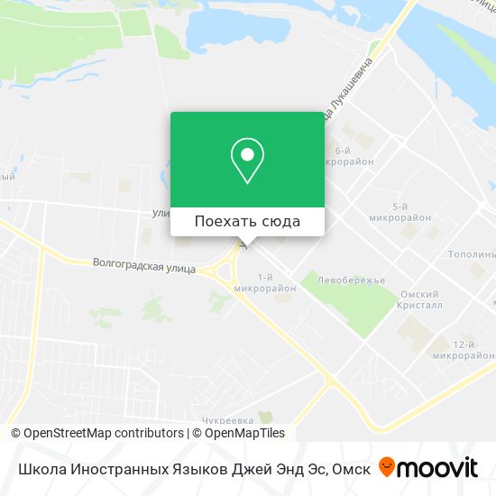 Карта Школа Иностранных Языков Джей Энд Эс