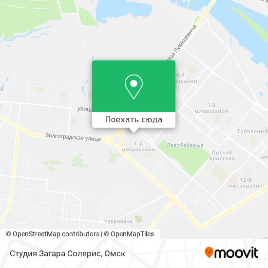 Карта Студия Загара Солярис