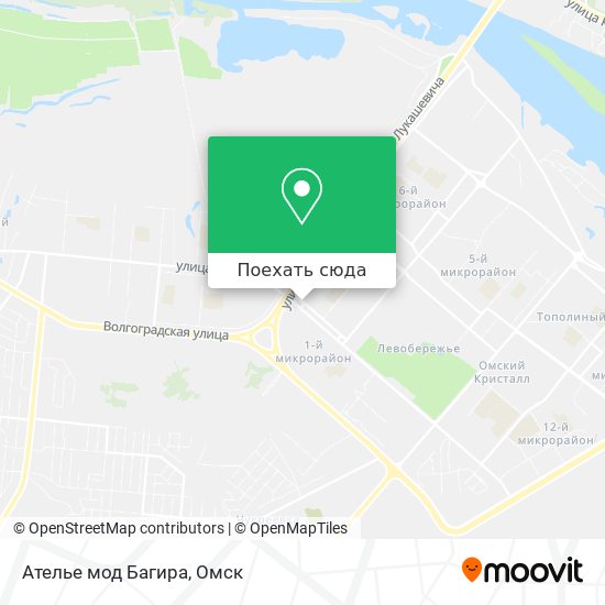 Карта Ателье мод Багира
