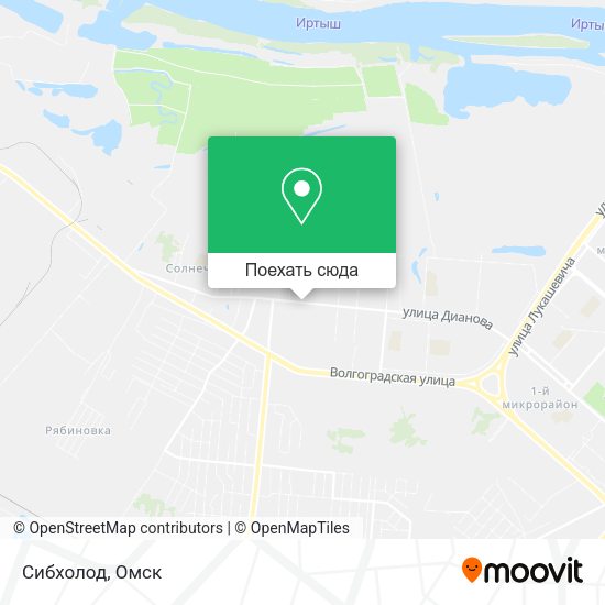 Карта Сибхолод