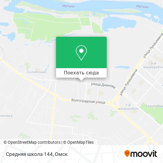 Карта Средняя школа 144