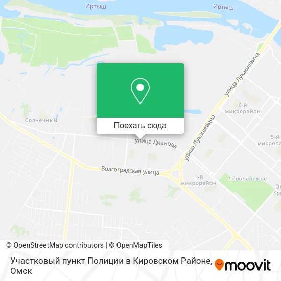 Карта Участковый пункт Полиции в Кировском Районе