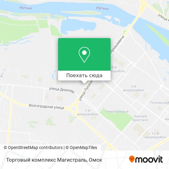 Карта Торговый комплекс Магистраль