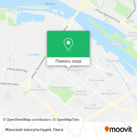 Карта Женская консультация