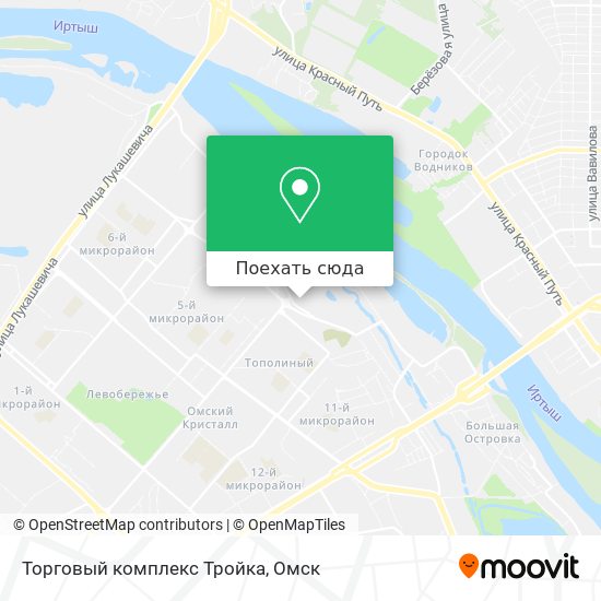 Карта Торговый комплекс Тройка