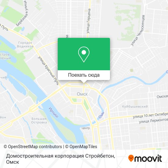 Карта Домостроительная корпорация Стройбетон