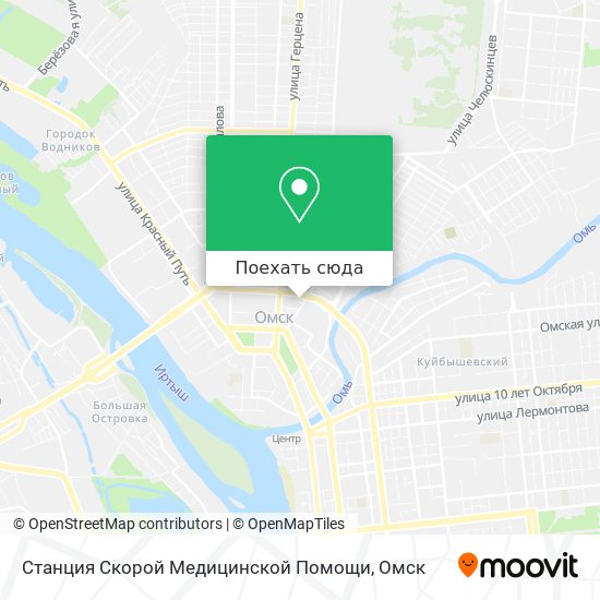 Карта Станция Скорой Медицинской Помощи