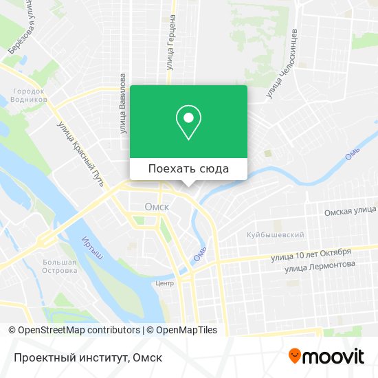 Карта Проектный институт