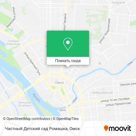Карта Частный Детский сад Ромашка