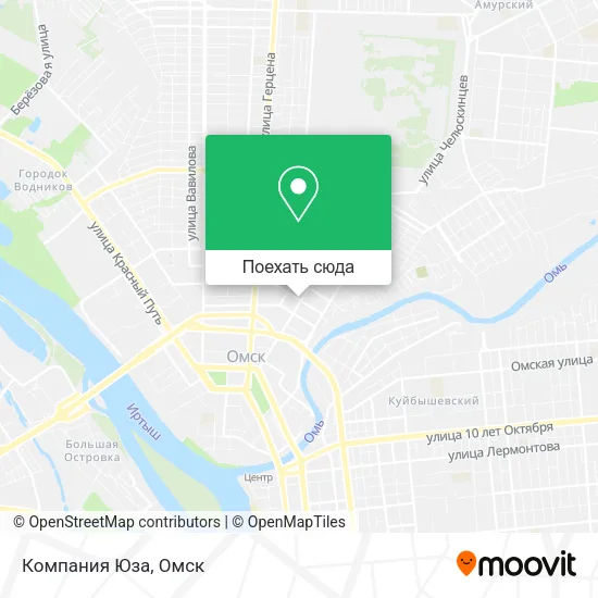 Карта Компания Юза