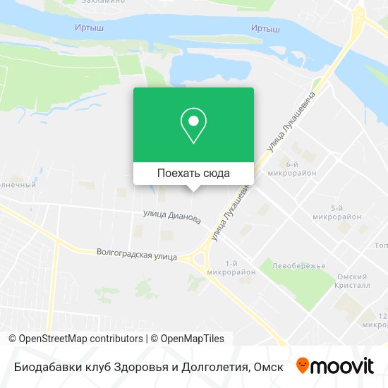 Карта Биодабавки клуб Здоровья и Долголетия