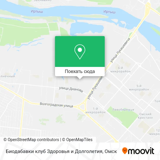 Карта Биодабавки клуб Здоровья и Долголетия