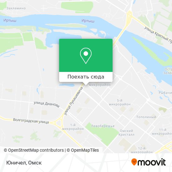 Карта Юничел