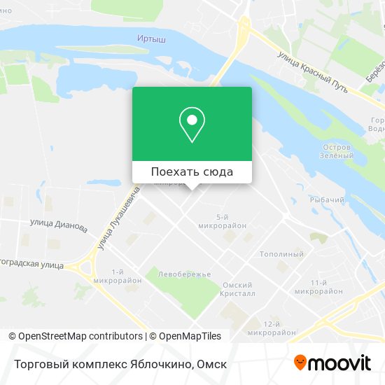 Карта Торговый комплекс Яблочкино