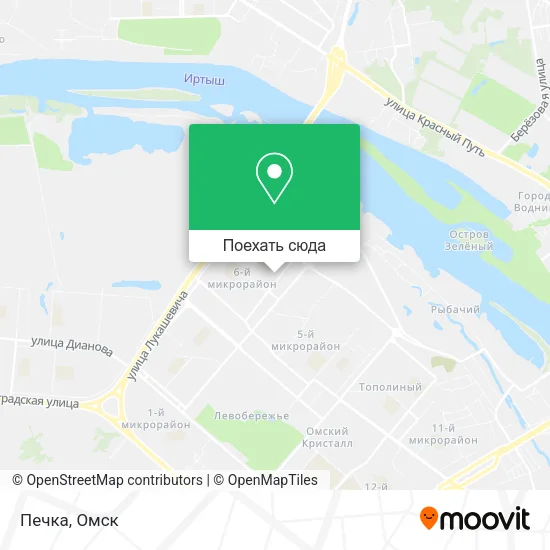 Карта Печка