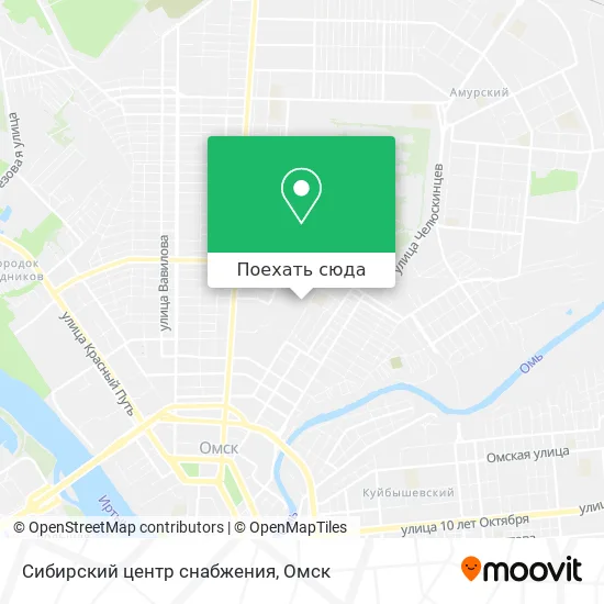 Карта Сибирский центр снабжения