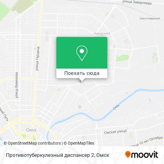 Карта Противотуберкулезный диспансер 2
