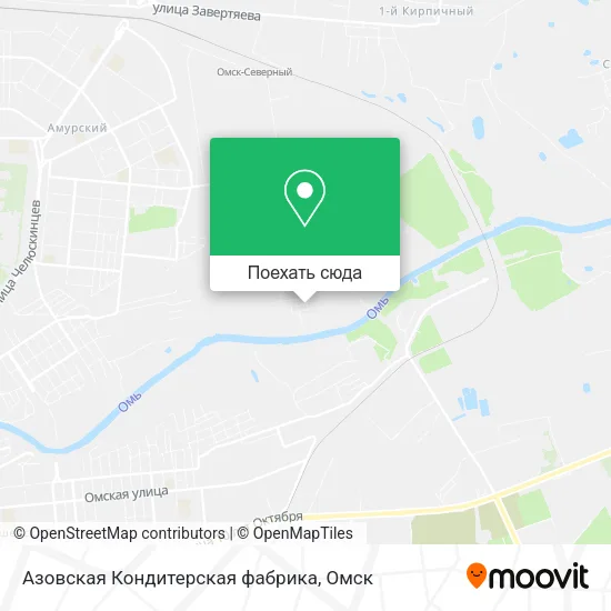 Карта Азовская Кондитерская фабрика