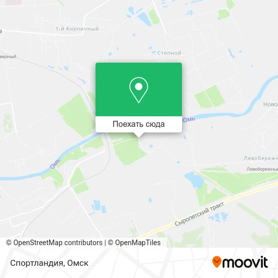 Карта Спортландия