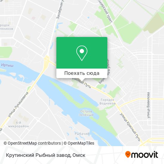 Карта Крутинский Рыбный завод