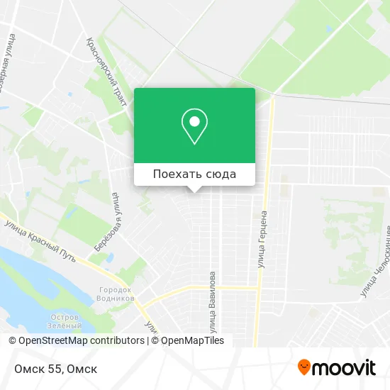 Карта Омск 55