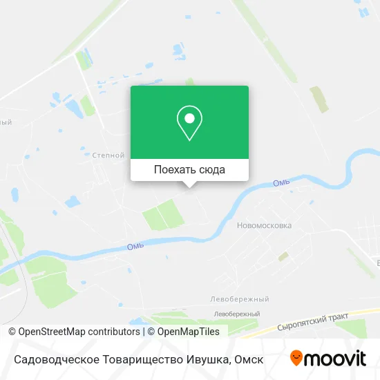 Карта Садоводческое Товарищество Ивушка