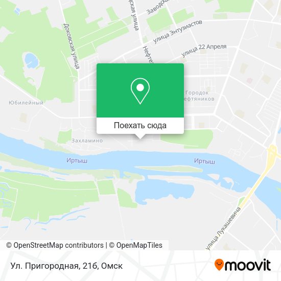 Карта Ул. Пригородная, 21б