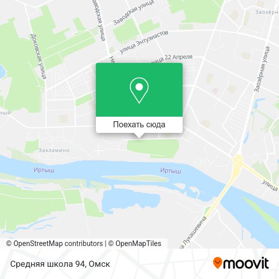 Карта Средняя школа 94