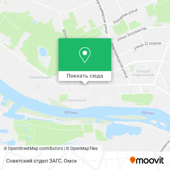Карта Советский отдел ЗАГС