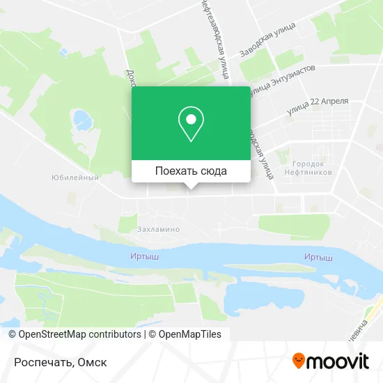 Карта Роспечать