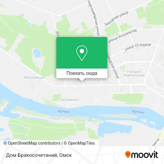 Карта Дом Бракосочетаний