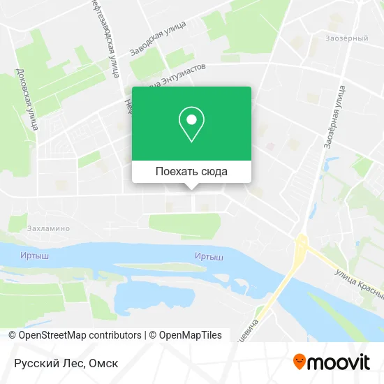 Карта Русский Лес