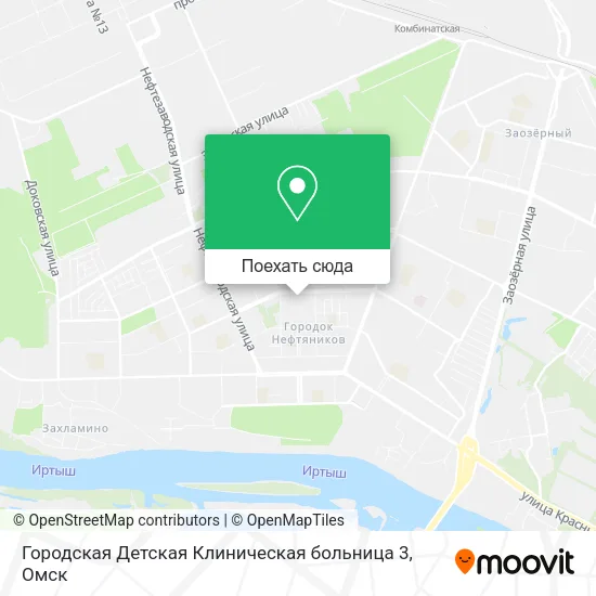Карта Городская Детская Клиническая больница 3