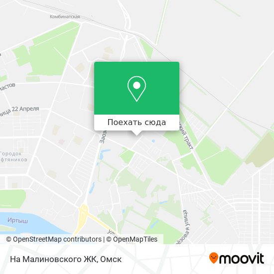 Карта На Малиновского ЖК