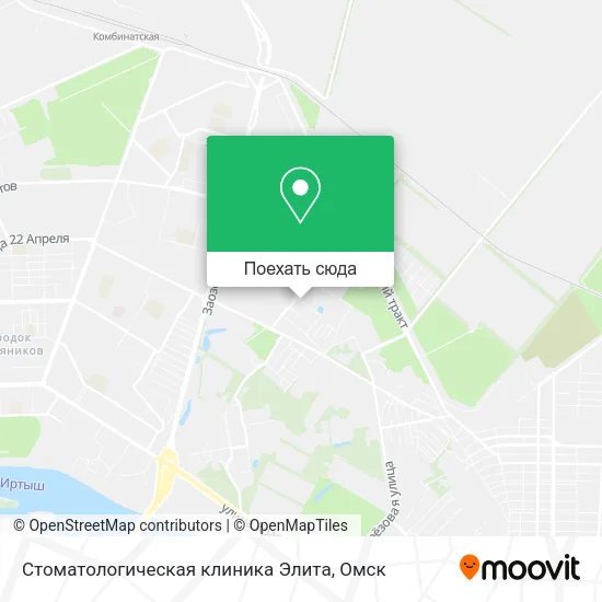Карта Стоматологическая клиника Элита