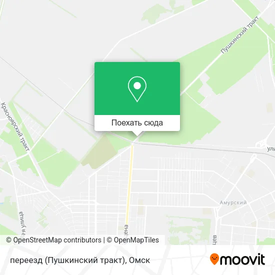 Карта переезд (Пушкинский тракт)