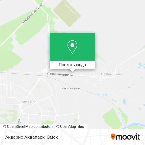 Карта Акварио Аквапарк