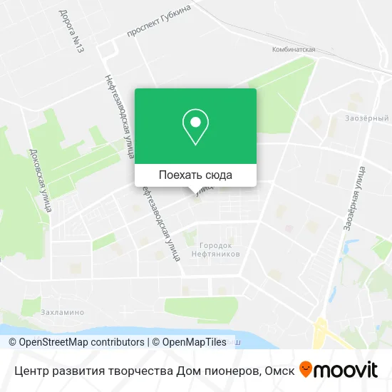 Карта Центр развития творчества Дом пионеров