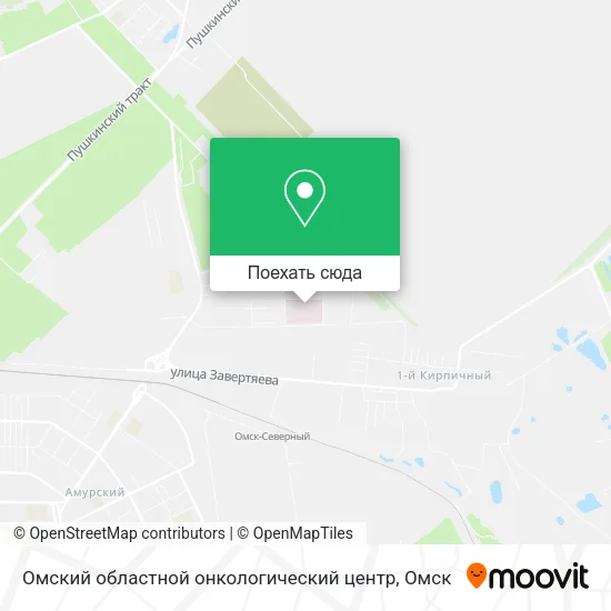 Карта Омский областной онкологический центр